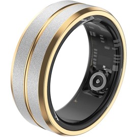 Cuifati Smart Ring Health Tracker, Schlafdatenüberwachung, Schrittzählung, Fitnessring mit APP, Kamerasteuerung, Selfie-Auslöser, Wasserdichter Gesundheitsring für Android IOS, (Nr. 10)