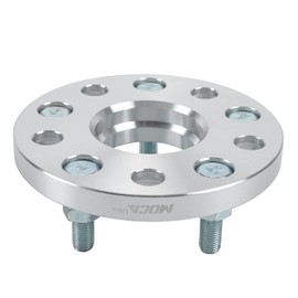 MOCA 15mm Wheel Spacer 5x114.3 Hubcentric Wheel Spacers (60.1mm Bore) - M12x1.5 Studs Fit for Toyota Avalon Camry & for Lexus ES300h & for Scion TC XB (Silver, Pack of 2)