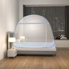 One-Touch Pop-Up Bed Mosquito Net - 120x200cm, Blue Blue