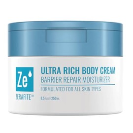 ZERAFITE Crema Corporal Ultra Rica, Reparadora De La Barrera Cutánea, Hidratante Para Todo Tipo De Piel Y Piel Seca, 8.5 Onzas Líquidas.