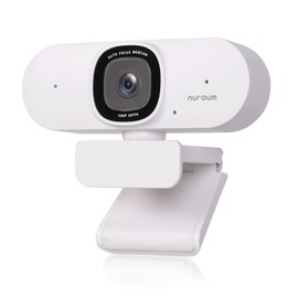Nuroum V15AF 2K Webcam mit Mikrofon, Autofokus 1080P 60fps PC Kamera mit Mikrofon, 75°Weitwinkel/Rauschunterdrückung/Lichtkorrektur,HD Webkamera USB Plug&Play für Laptop/Desktop/Mac, für Zoom/Teams