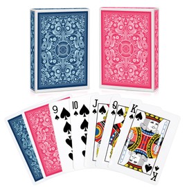Timenued Playing Cards 2 Pack,2 Decks of Cards,Playing Card Games for Adults,Poker Cards Professional,Standard Playing Cards Set,Suitable for Game Night,Various Party Game,Pink/Light Blue