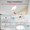 VOLISUN 5CCT LED Flush Mount Ceiling Light, 7 inch Dimmable