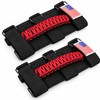 2 Pcs Paracord Grab Handles for Jeep Wrangler – Red