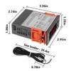 Dorhea STC-1000 10A DC 12V Digital LED Temperature Controller Cooling