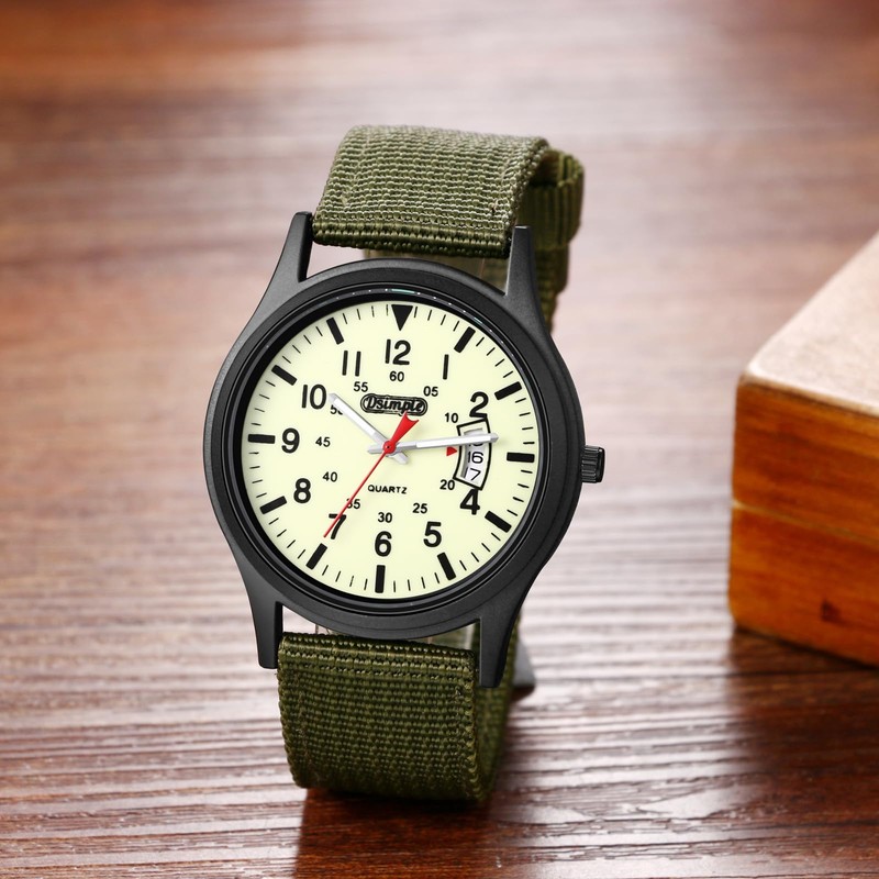 Simple Waterproof Watch for Men: Luminous Luminous Arabic Numerals Simulated