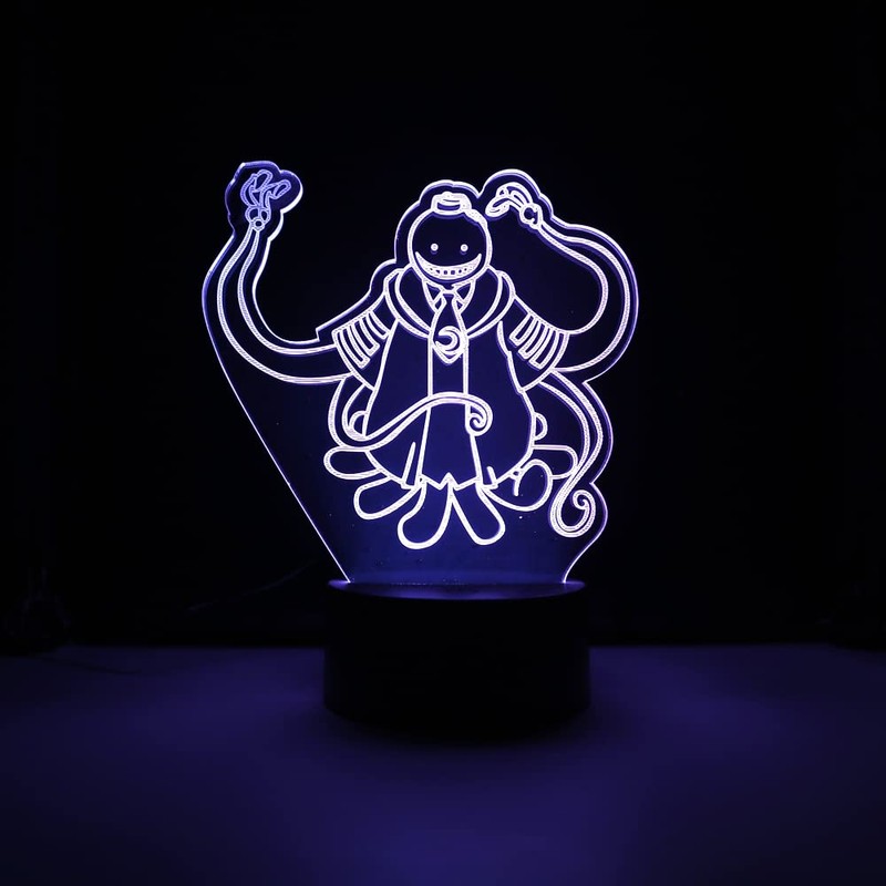 Wolobox LED Lamp Anime Manga Kuro Sensei Colour Changing USB