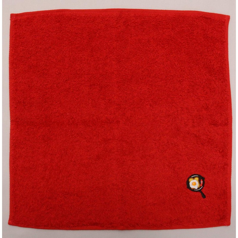 Kyosuu Hand Towel, Walnut Towel, Embroidered, Handkerchief Set, Food B,
