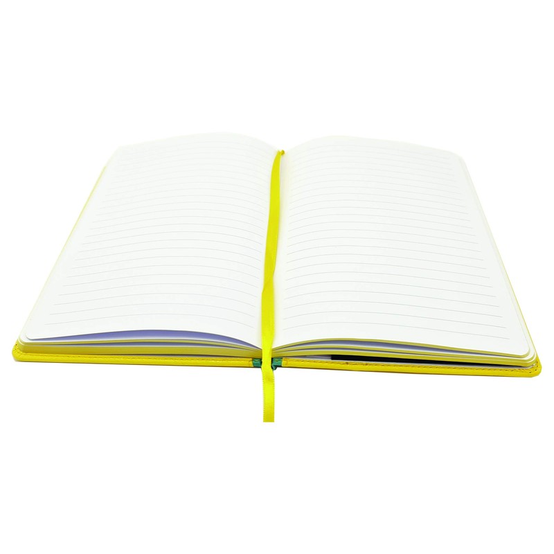 EJRange A5 Lined Notebook-Thick 100gsm Paper, Durable PU Leather Cover,