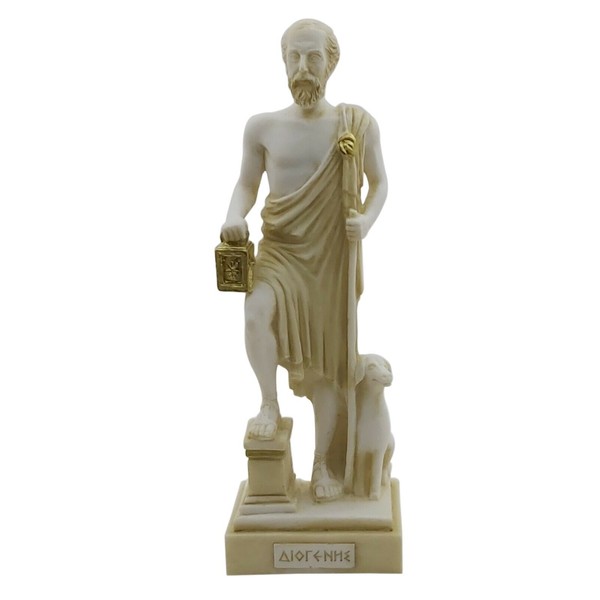 Diogenes the Cynic Ancient Greek Philosopher Statue Sculpture Figure