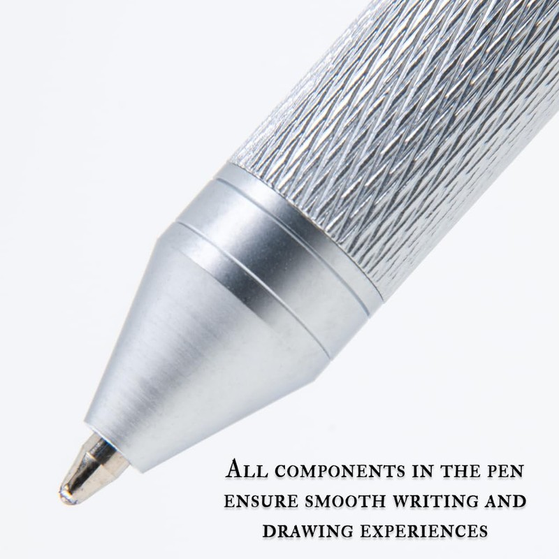 Monteverde USA Quadro 4-in-1 Multifunction Pen - Silver Finish -