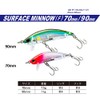 R1215-GHIW 3D Inshore Surface Minnow, Color, Sardine, 90mm 3-1/2"