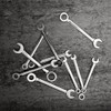 alladaga Mini Combination Wrench Set, Metric and SAE Small Wrench