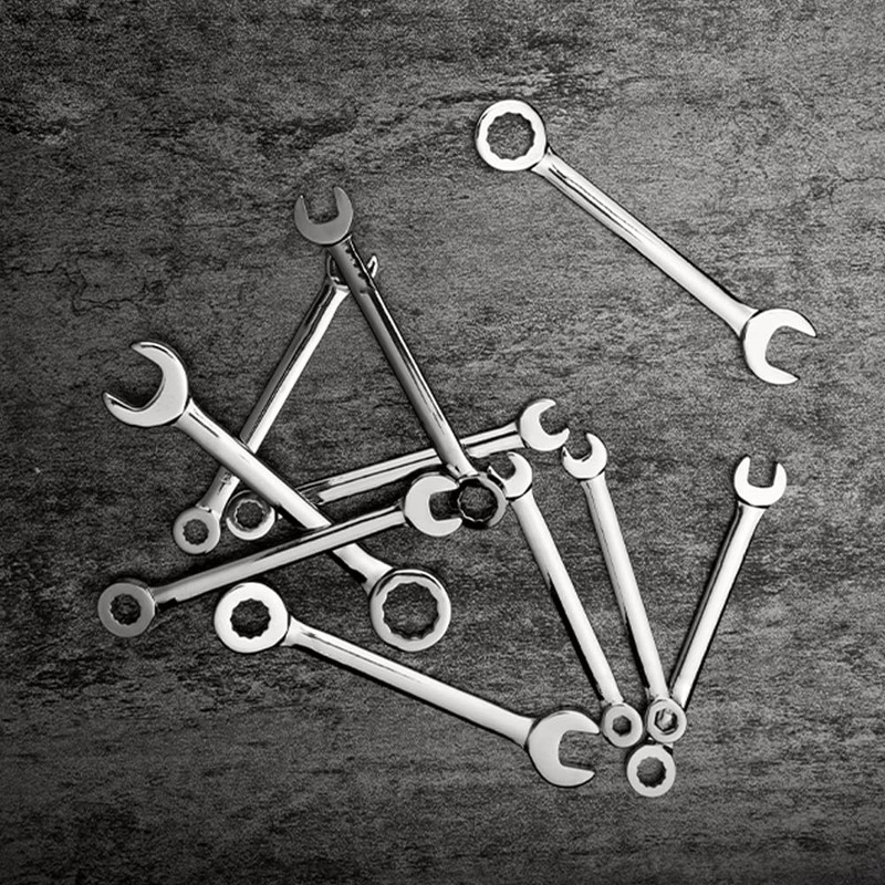 alladaga Mini Combination Wrench Set, Metric and SAE Small Wrench