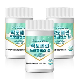 Charm Goods Lactoferrin ProBalance Tablets 60 tablets x 3 bottles / 참굿스 락토페린 프로밸런스 정 60정x3병