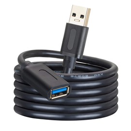 USB 3.0 Extension Cable 10Ft,USB 3.0 Repeater USB Male to Female Lead with Signal Amplification Active Cord for Printers,Keyboards, Game Console, loudspeakers, scanners, displays, headsets