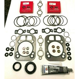 Overhaul Kit Compatible With Kohler Engines, 1.2mm Piston Rings STD 83mm Bore With Gaskets & Seals CH25, CH26, CH730, CH735, CH740, CH745, CH750, CV25, CV26, CV724, CV725, CV730, CV740, CV745, CV750