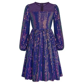 Danna Belle Kids Girls Dress Sequin Formal Pageant Party Princess Prom Dress First Communion Dress for Girls