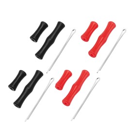 KURUGEILI 4 Sets Bow String Finger Savers Archery Finger Guards Shooting Practice Reliable Safety String Finger Protector with Installation Tool Included