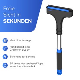 Auprotec Ice Scraper A 12 with Comfort Soft Grip, Red, Yellow, Green, Blue