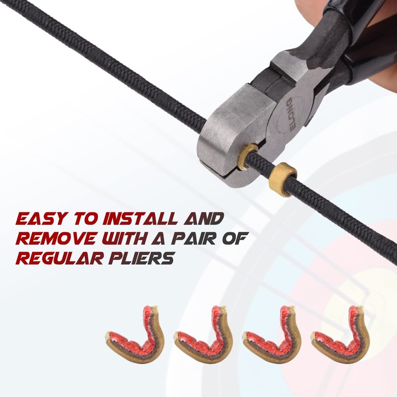 ELONG OUTDOOR Archery Bow String Points Nock Pliers Set T