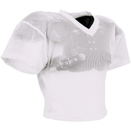 CHAMPRO Boys' Shuffle Youth Football Practice Jersey, White