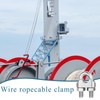 20 PCS M10 3/8" Wire Rope Cable Clip Clamp, 304