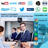 Mermaid 4K Autofocus Webcam No Distortion Lens USB Camera with