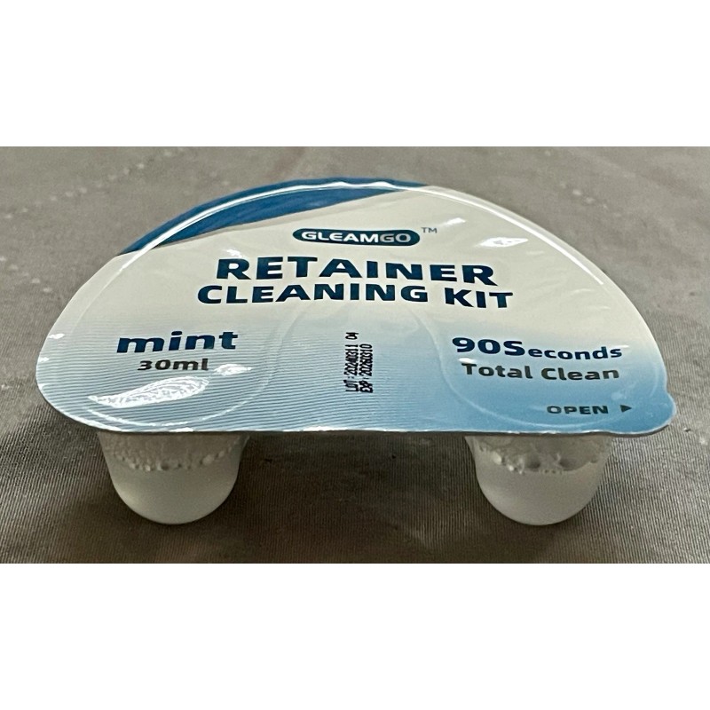 GLEAMCO (3) GLEAMGO RETAINER CLEANING KIT - 30ml x 10