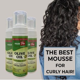 Hairpro Olive Oil Holder and Shine Wrap Kit with Coconut Oil 8oz