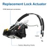 WMPHE Front Left Door Lock Latch Actuator, Metal Door Latch
