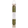 Premium Decorative Tapers - 12" 2PK - Moss Green w/Gold