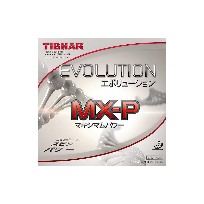 Tibhar Evolution MX-P Rubber Colour 2.2 mm Black Size 2.2