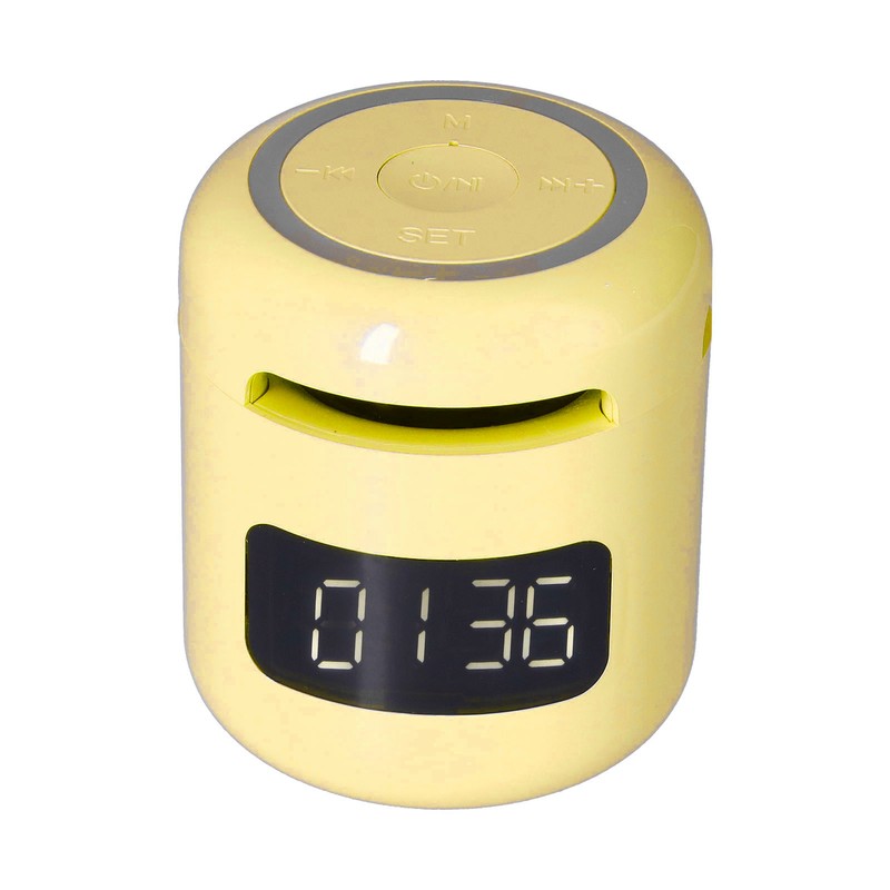 JM01 BT Clock Speaker Multifunctional Adjustable Portable BT Clock Speaker
