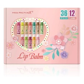 Jh Set De Bálsamo Labial Hidratante De 36 Piezas, 5 G De