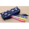 Keisuu Nyankomon Pen Case, Navy, 7.3 x 1.2 x 3.1