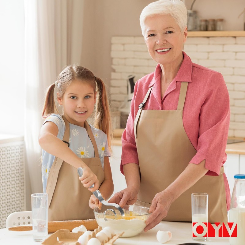OYV Seamless Dough Whisk, 18/10 Stainless Steel Danish Dough Wisk,