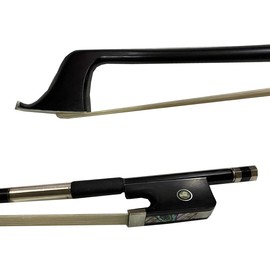 yinfeel black carbon fiber cello bow white horse hair 4/4 for adult full size