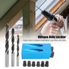 14Pcs Oblique Drill Hole Locator Set 15° Angle Durable Woodworking