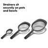 OXO Good Grips 3-Piece Strainer Set