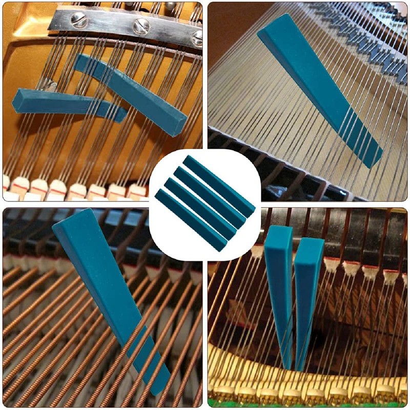 Piano Tuning Kit, Professional Piano Tuning Kit of 8Pcs, Tuning