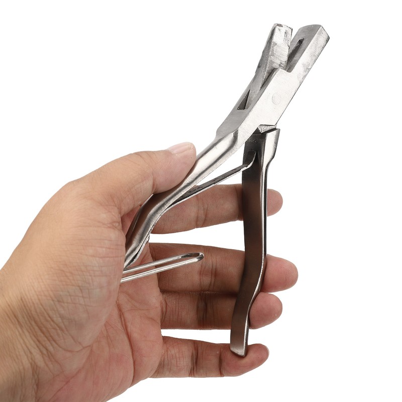 Pig Ear Tag Plier Stainless Steel Animal Ear Notcher with