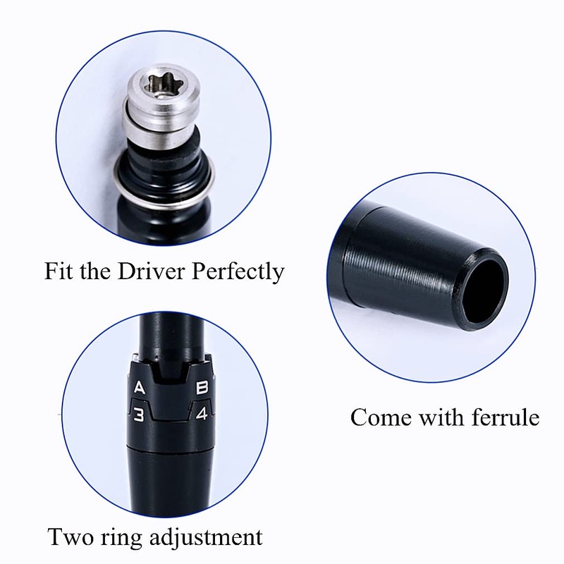 ROYMADE Golf Shaft Adapter Sleeve Replacement for Titleist 917/915/913,TS1/TS2/TS3/TS4 Golf