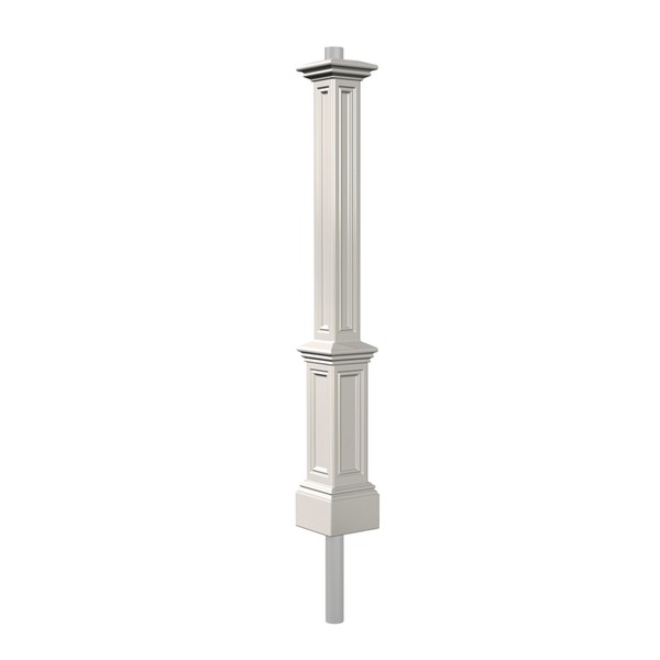 Mayne 5835-WH Signature Outdoor Lamp Post, 9.5x9.5, White