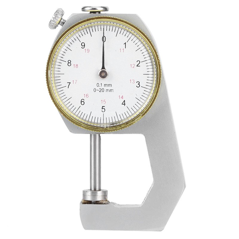 Thickness Gauge Silver Portable Accurate Measuring Jewelry Leather Board Equipment