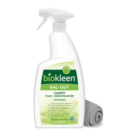 Biokleen Biokleen Bac-Out Stain Remover for Clothes & Carpet - 32 Ounce - Natural, Enzymatic, Destroys Stains & Odors Safely, for Pet Stains, Laundry, Diapers, Wine, Carpets, Eco-Friendly, Plant-Based