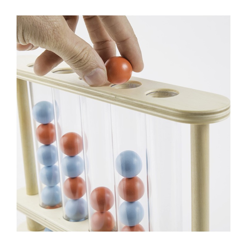 Marbles Otrio Wood Strategy-Based Board Game for Adults, Families and