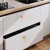 Coinkoly 10 Pack Champagne Bronze Cabinet Pulls Knurled Cabinet Knobs