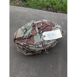 (1) NOS US chocolate chip desert camo helmet cover for PASGT. Medium / Large