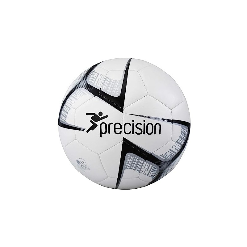 Precision Unisex-Youth 370 Fusion Lite Football, White/Black, 370gms